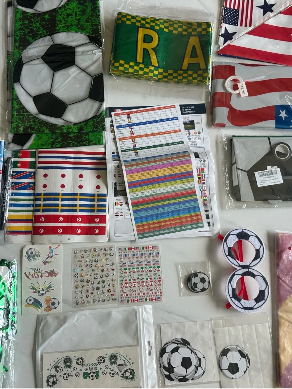 Soccer-Themed Party Decorations - Black & White - birthday party